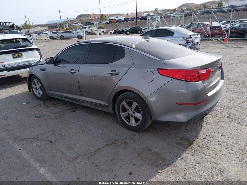 Vin: 5xxgm4a74eg328047, lot: 45214886, kia optima lx 20143
