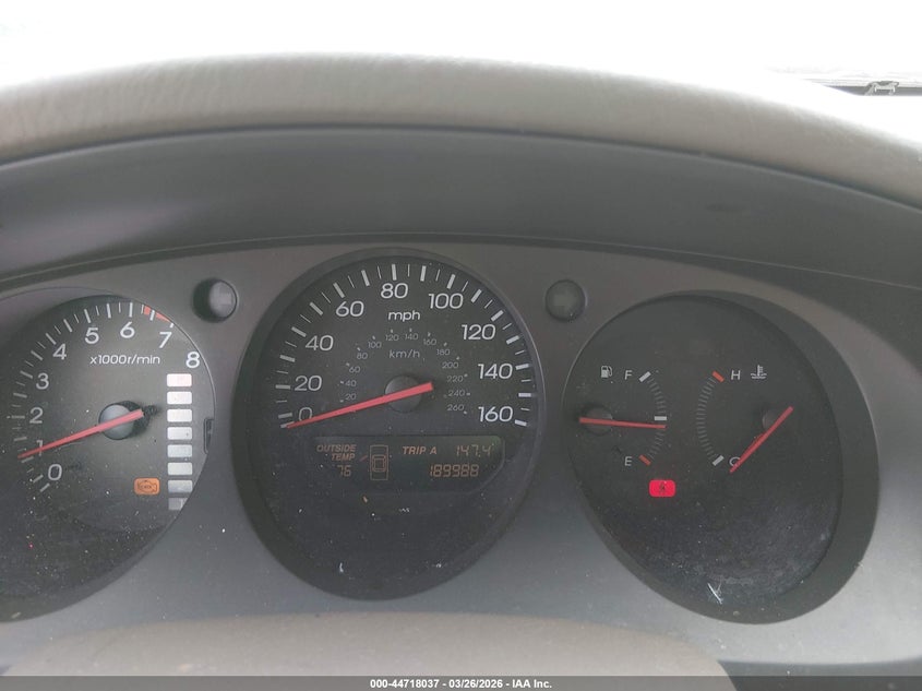 2000 Acura Tl 3.2 VIN: 19UUA5669YA058493 Lot: 44718037