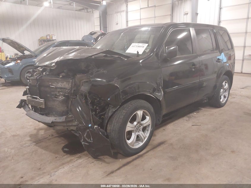 2012 Honda Pilot 3.5 Ex-L black Lot 111044718058 Vin 5FNYF4H58CB028448