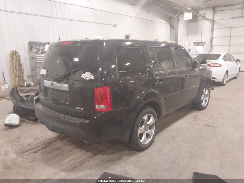 2012 Honda Pilot 3.5 Ex-L black Lot 111044718058 Vin 5FNYF4H58CB028448