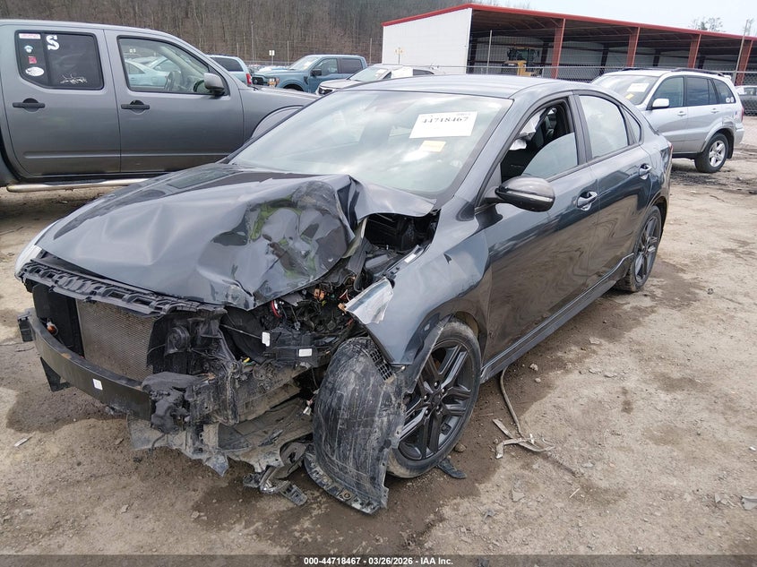 Vin: 3kpf34ad4me278066, lot: 45215617, kia forte gt-line 20212