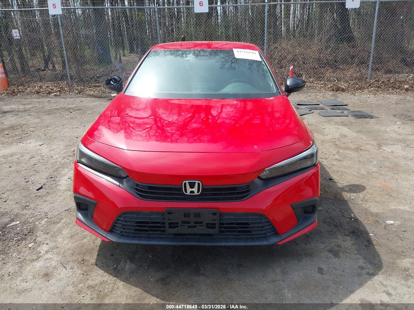 VIN 2HGFE2F56NH507239 2022 HONDA CIVIC SPORT