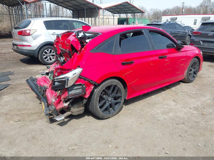 VIN 2HGFE2F56NH507239 2022 HONDA CIVIC SPORT