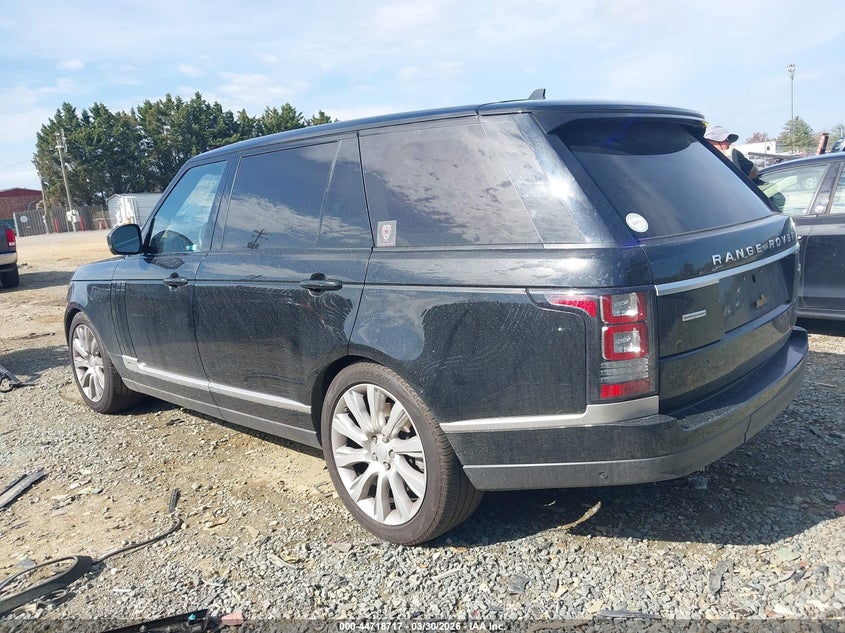 2016 Land Rover Range Rover 5.0L V8 Supercharged