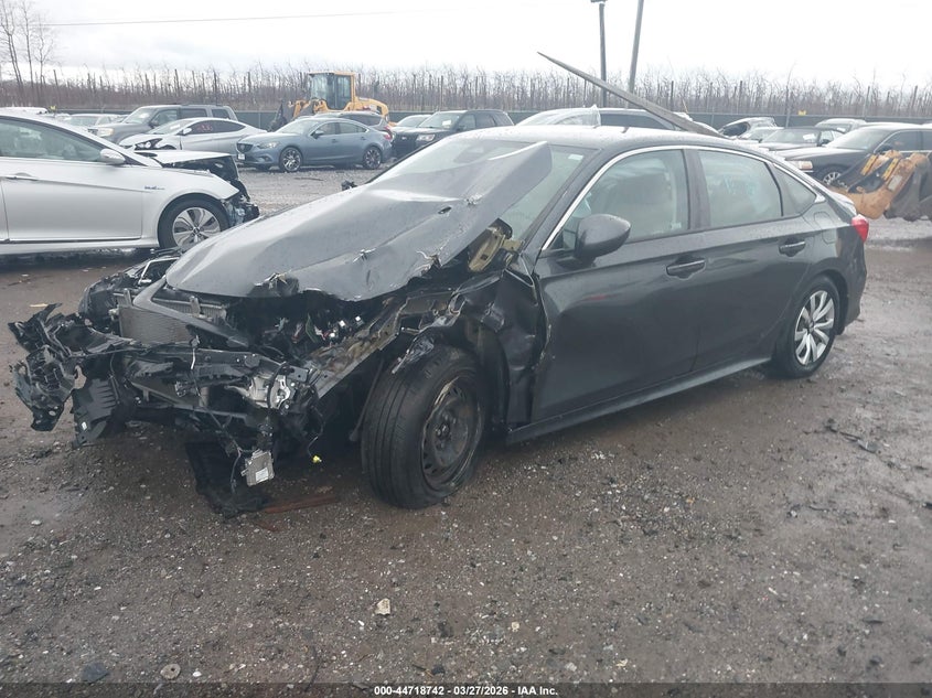 2022 Honda Civic Lx 2HGFE2F25NH526676 photo 1