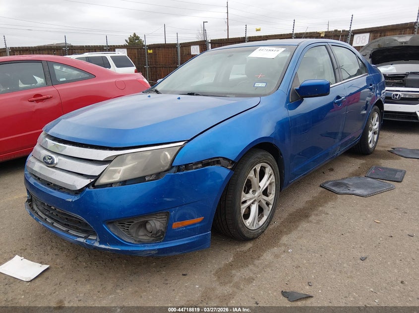 Vin: 3fahp0hg3cr116352, lot: 45215969, ford fusion se 20122