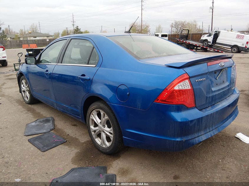 2012 FORD FUSION auction photo 3