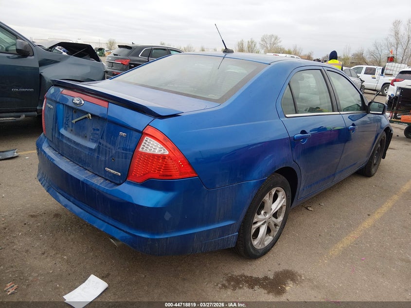 2012 FORD FUSION auction photo 4