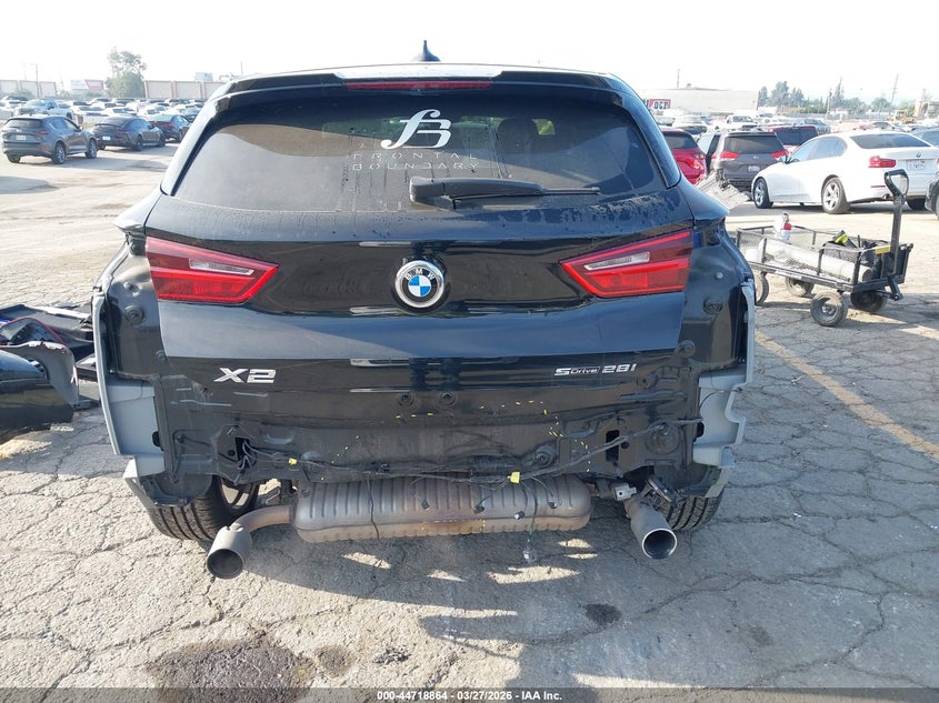 2018 BMW X2 Sdrive28I VIN: WBXYJ3C30JEJ75668 Lot: 44718864