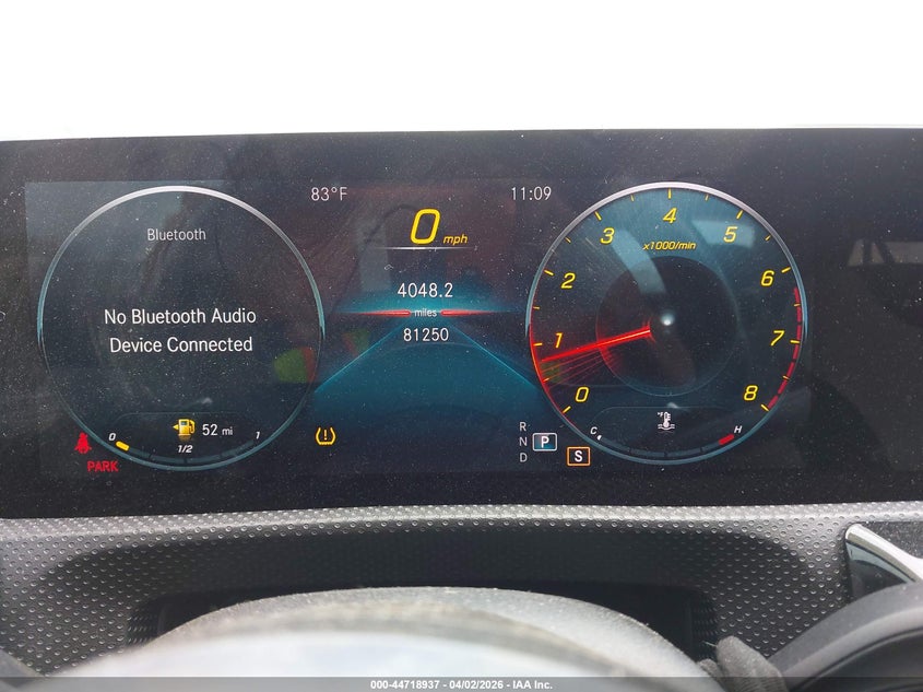 2019 Mercedes-Benz A 220 VIN: WDD3G4EB7KW024909 Lot: 44718937