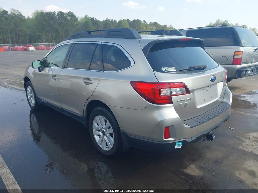 Vin: 4s4bsbcc9g3292109, lot: 45216254, subaru outback 2.5i premium 20163