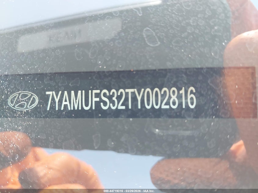 2026 Hyundai Ioniq 9 Sel VIN: 7YAMUFS32TY002816 Lot: 44719316