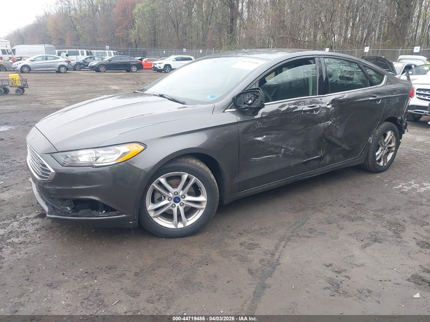 2018 Ford Fusion Se 3FA6P0H72JR227320 photo 1