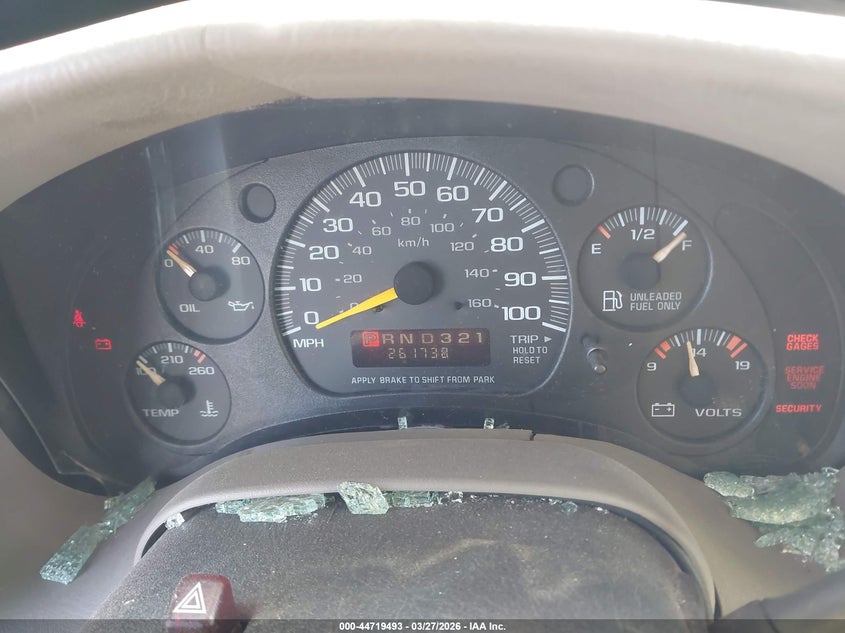 1999 Chevrolet Astro VIN: 1GNDM19W3XB101509 Lot: 44719493