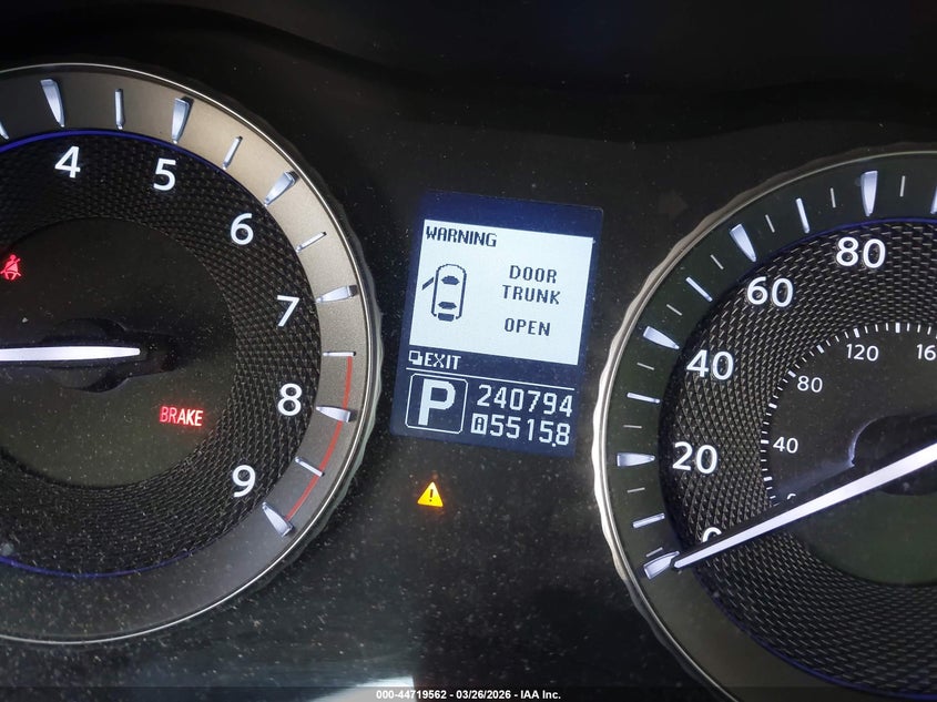 2012 Infiniti M37X VIN: JN1BY1AR8CM395582 Lot: 44719562