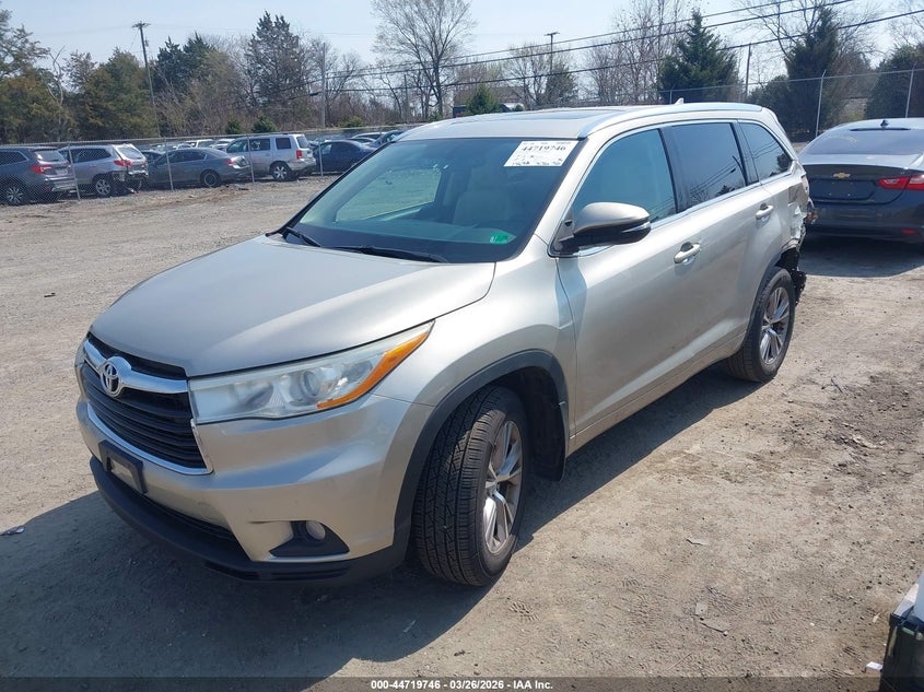 2014 Toyota Highlander Xle V6