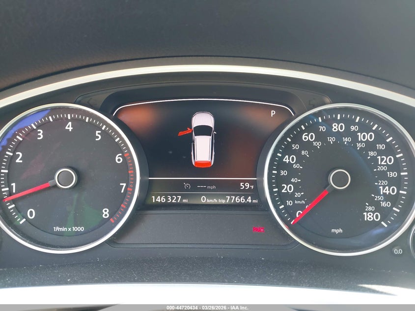 2014 Volkswagen Touareg 3.6L Lux VIN: WVGEF9BP2ED012617 Lot: 44720434