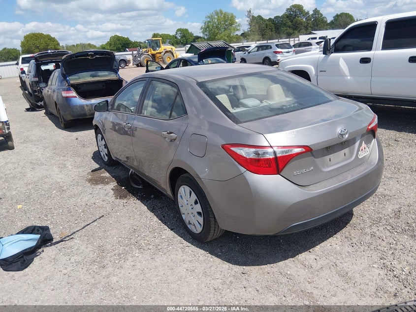 2016 Toyota Corolla Le