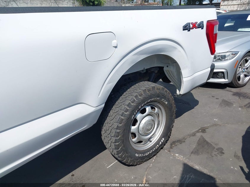 2021 Ford F-150 5.0 Xl white Lot 111044720588 Vin 1FTFX1E51MKD41871