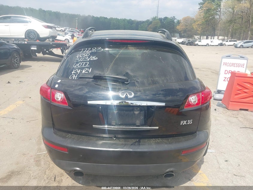 2005 Infiniti Fx35 VIN: JNRAS08U95X106077 Lot: 44720666