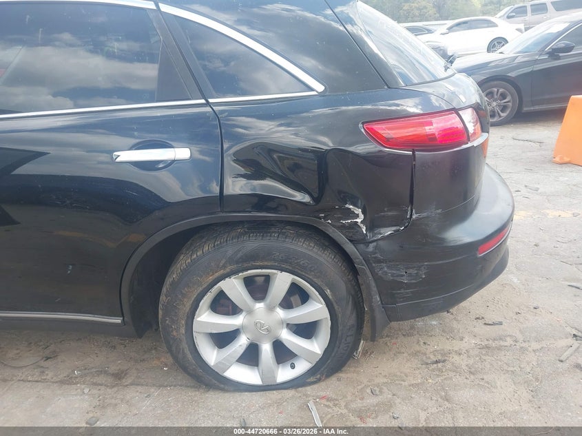2005 Infiniti Fx35 VIN: JNRAS08U95X106077 Lot: 44720666