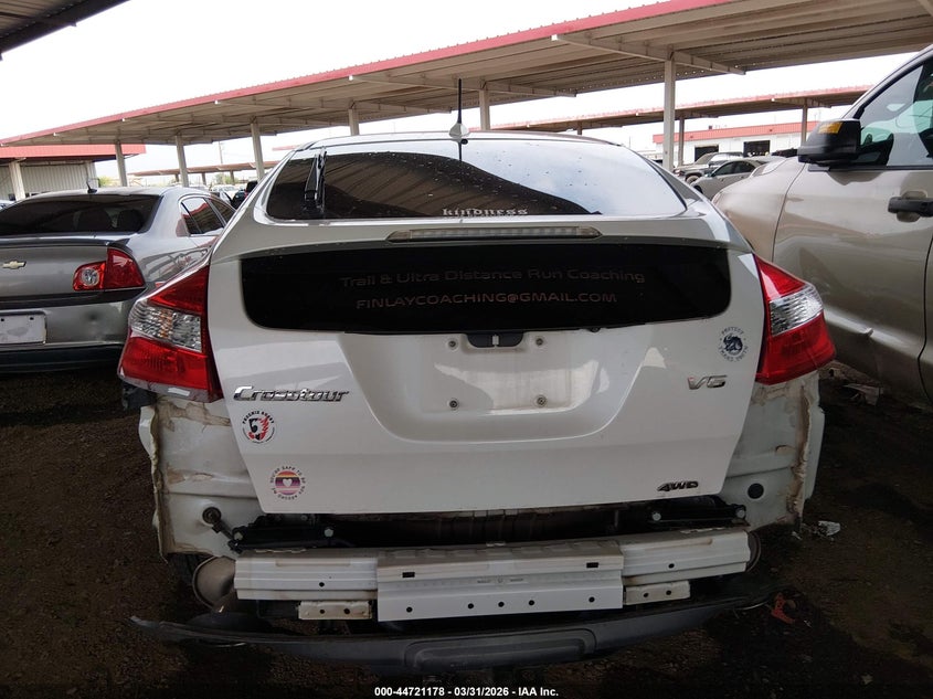 2012 Honda Crosstour Ex-L VIN: 5J6TF2H53CL010350 Lot: 44721178