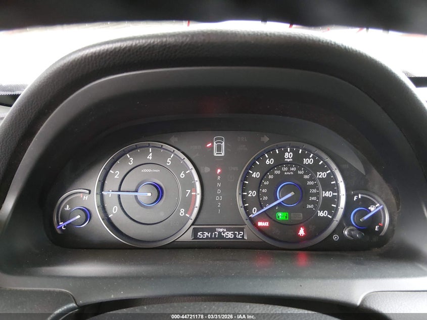2012 Honda Crosstour Ex-L VIN: 5J6TF2H53CL010350 Lot: 44721178