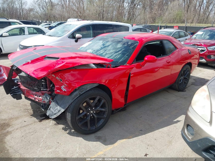Vin: 2c3cdzag8lh196694, lot: 45218393, dodge challenger sxt 20202