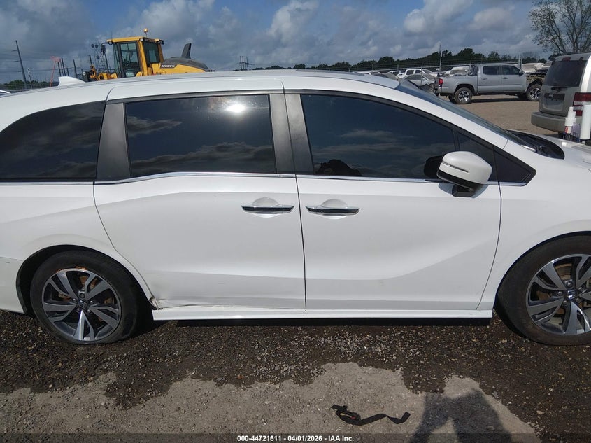 2022 Honda Odyssey Touring VIN: 5FNRL6H82NB057286 Lot: 44721611
