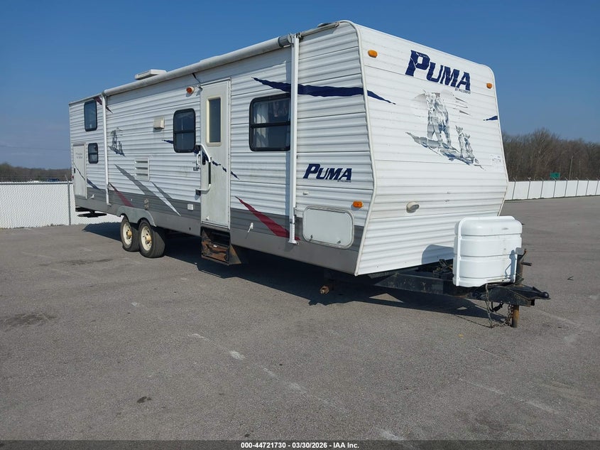 2008 PUMA TRAVEL TRAILER