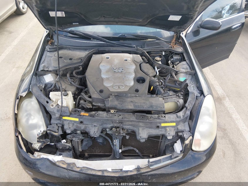 2005 Infiniti G35 VIN: JNKCV51E25M207168 Lot: 44721773