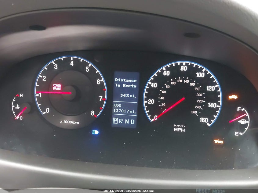 2011 Hyundai Azera Limited VIN: KMHFC4DF6BA516850 Lot: 44722029