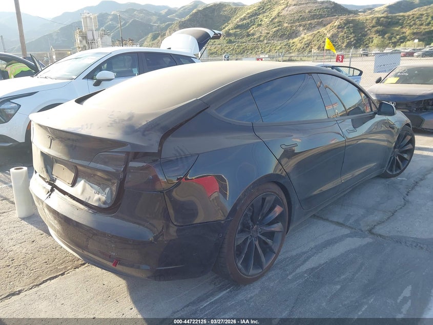 Vin: 5yj3e1eb7kf193539, lot: 45219275, tesla model 3 long range/performance 20194