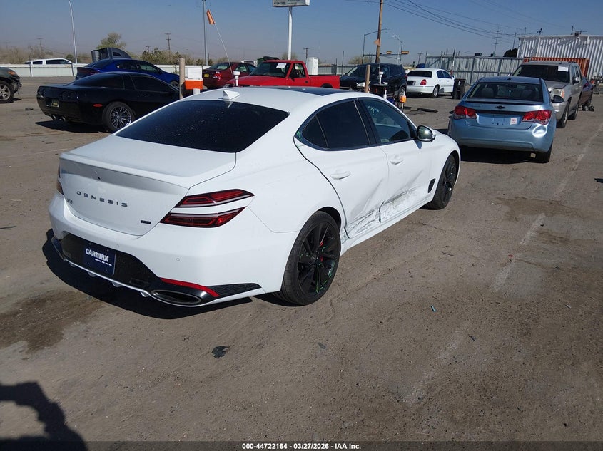 Vin: kmtg54te3nu103736, lot: 45219314, genesis g70 3.3t rwd 20224
