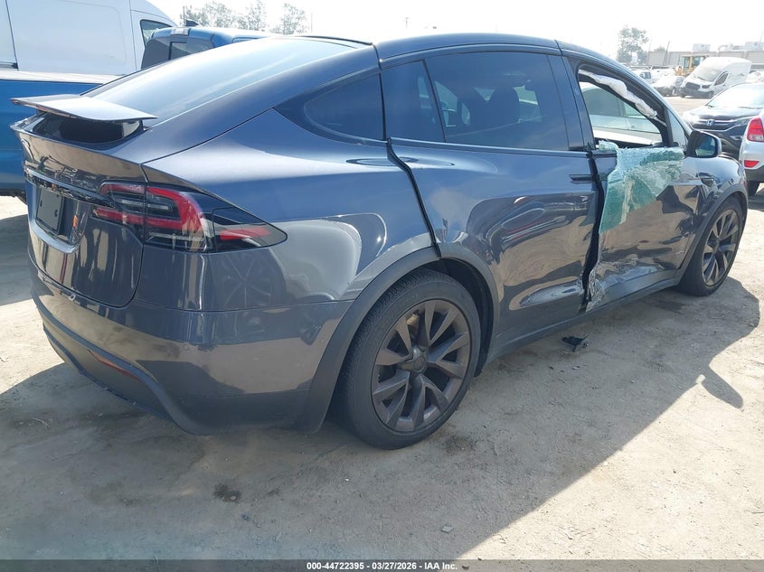 Vin: 7saxcbe59pf380556, lot: 45219545, tesla model x dual motor all-wheel drive/standard range 20234