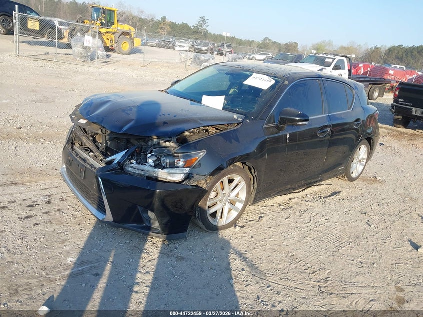Vin: jthkd5bh0g2259985, lot: 45219609, lexus ct 200h 20162