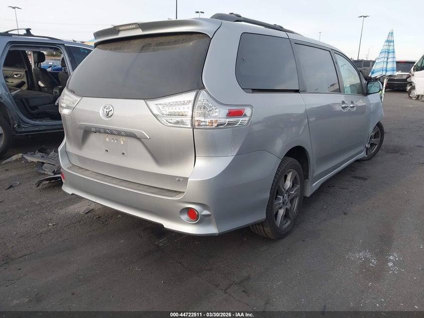 2018 Toyota Sienna Se 8 Passenger