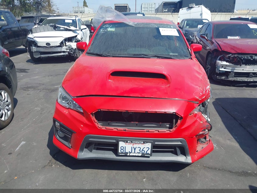 2019 Subaru Wrx Premium VIN: JF1VA1F69K8825887 Lot: 44722754
