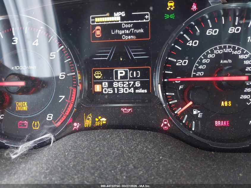 2019 Subaru Wrx Premium VIN: JF1VA1F69K8825887 Lot: 44722754