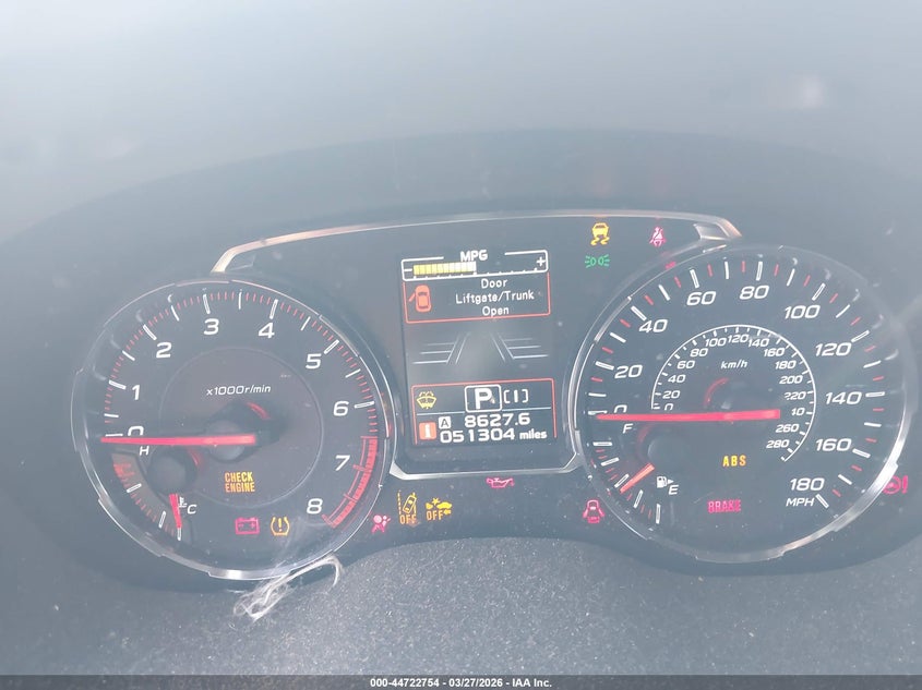 2019 Subaru Wrx Premium VIN: JF1VA1F69K8825887 Lot: 44722754