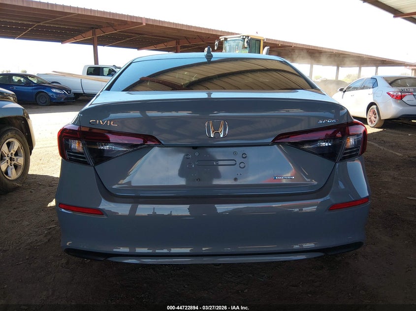 VIN 2HGFE4F87SH310680 2025 HONDA CIVIC HYBRID SPORT/SPORT TOURING