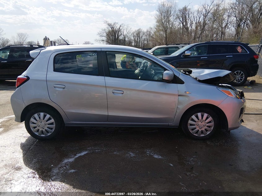 2022 Mitsubishi Mirage Es/Le VIN: ML32AUHJ9NH006658 Lot: 44722897