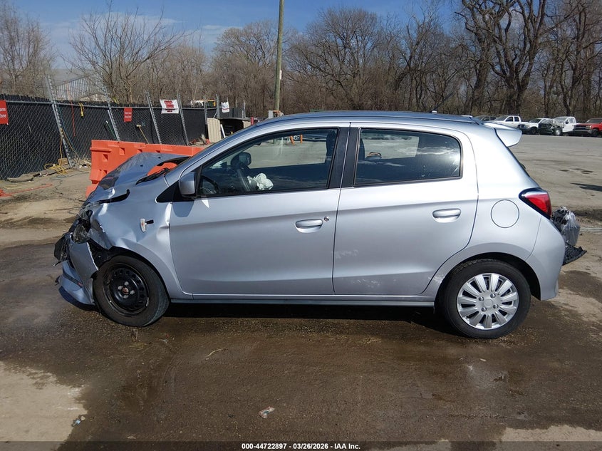 2022 Mitsubishi Mirage Es/Le VIN: ML32AUHJ9NH006658 Lot: 44722897