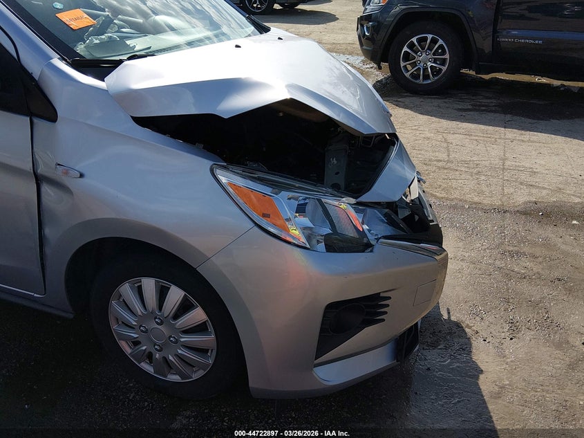 2022 Mitsubishi Mirage Es/Le VIN: ML32AUHJ9NH006658 Lot: 44722897