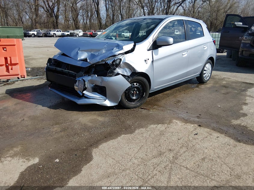 2022 Mitsubishi Mirage Es/Le VIN: ML32AUHJ9NH006658 Lot: 44722897