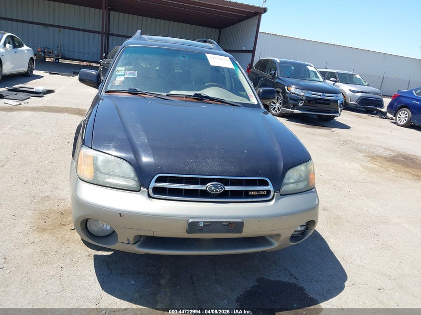 2001 Subaru Outback H6-3.0 VIN: 4S3BH806217657783 Lot: 44722994
