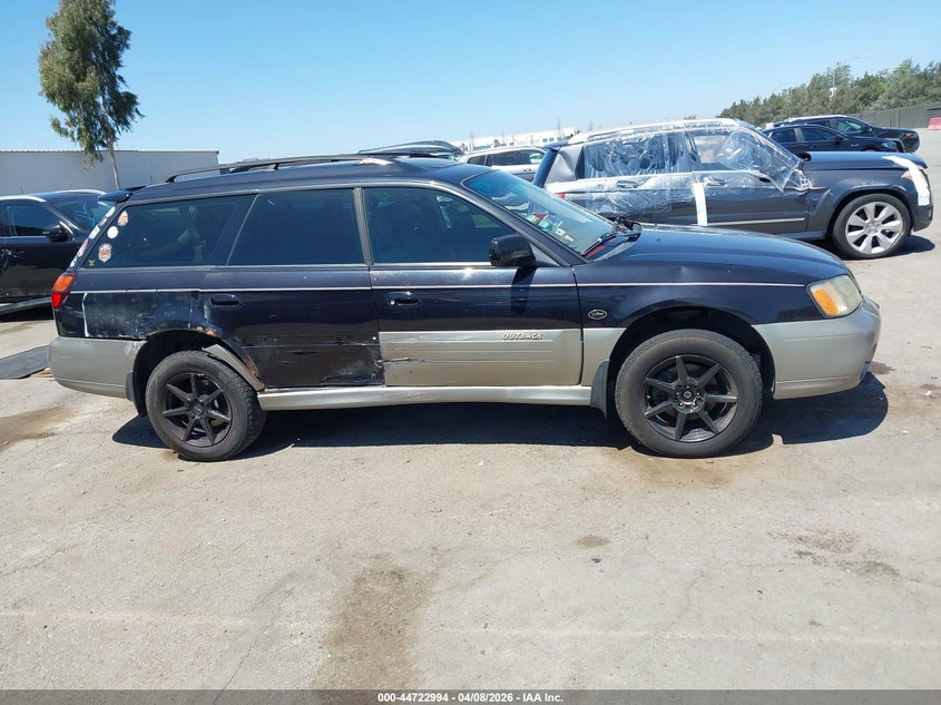 2001 Subaru Outback H6-3.0 VIN: 4S3BH806217657783 Lot: 44722994