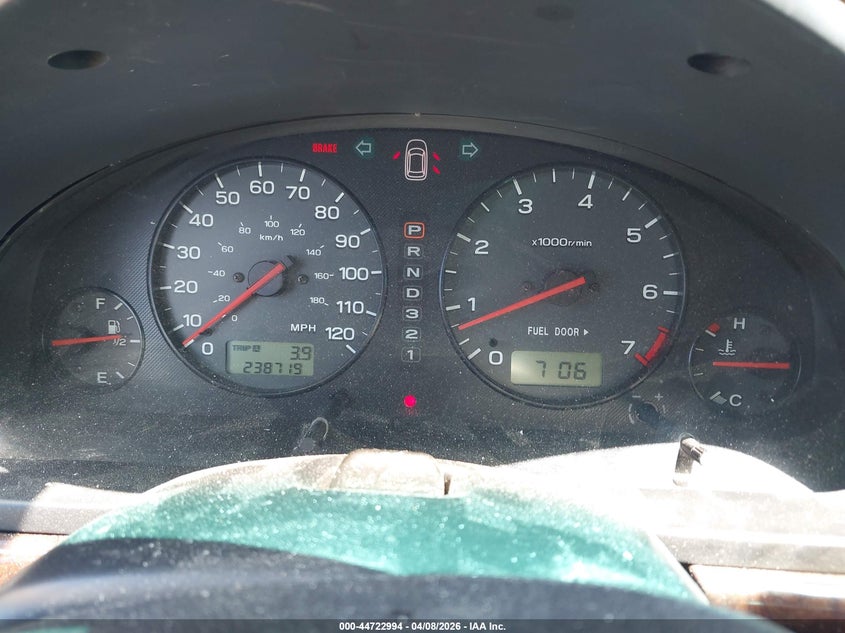 2001 Subaru Outback H6-3.0 VIN: 4S3BH806217657783 Lot: 44722994