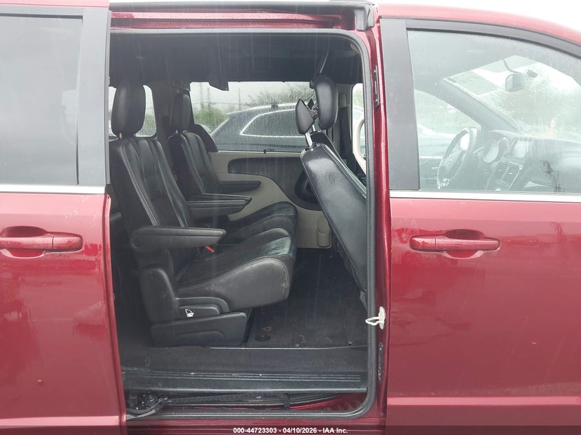 2018 Dodge Caravan 3.6 Grand Sxt red Lot 111044723303 Vin 2C4RDGCG7JR191324