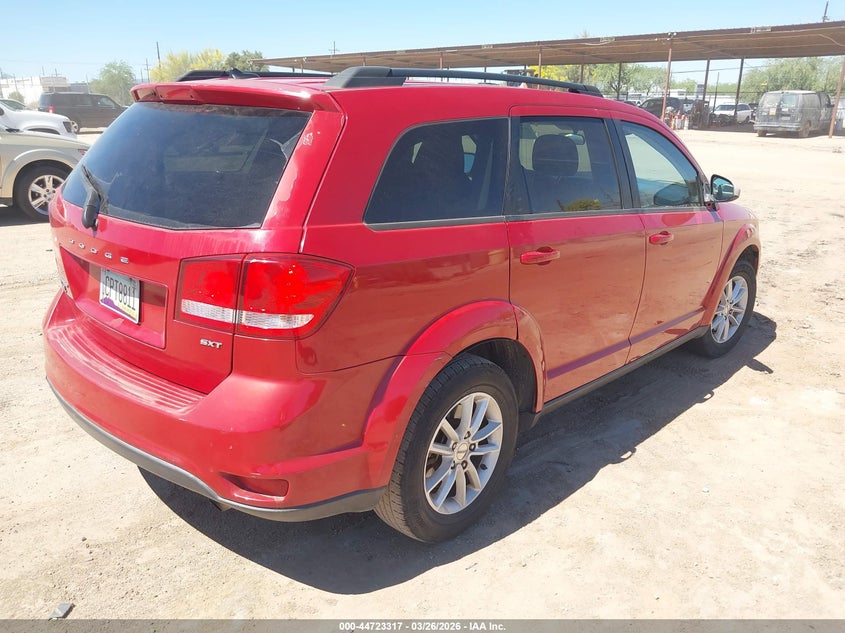Vin: 3c4pdcbb3ft741998, lot: 45220467, dodge journey sxt 20154
